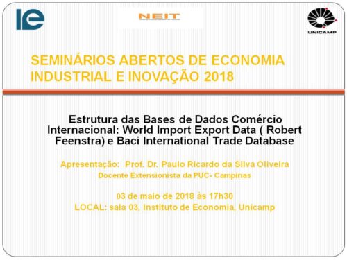 SEMINARIOS ABERTOS DE ECONOMIA INDUSTRIAL E INOVACAO 2018 03.05pptx
