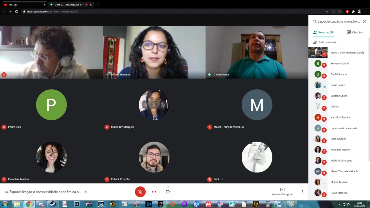 I Seminário Online de Jovens Pesquisadores em Economia Industrial, da Tecnologia e da Inovação