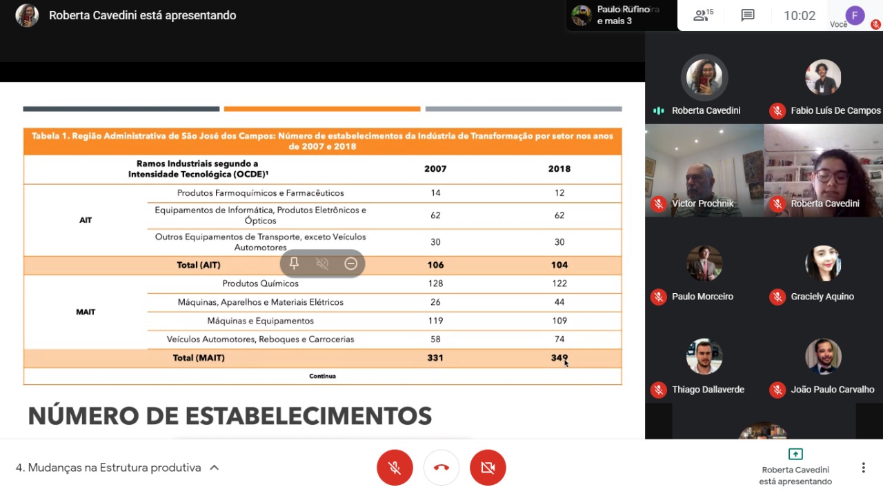 I Seminário Online de Jovens Pesquisadores em Economia Industrial, da Tecnologia e da Inovação